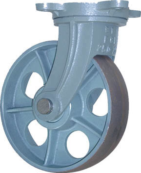 重荷重用キャスター鋳鉄車輪付 - 各種運搬機器・キャスター・総合 