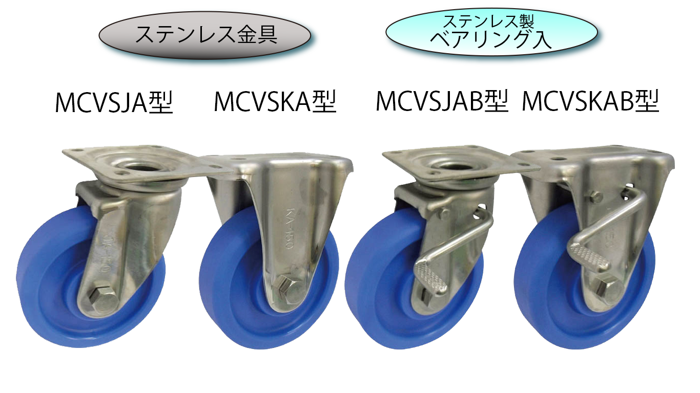 ヨドノ キャスター MCW-G250X75 新品 日本製　